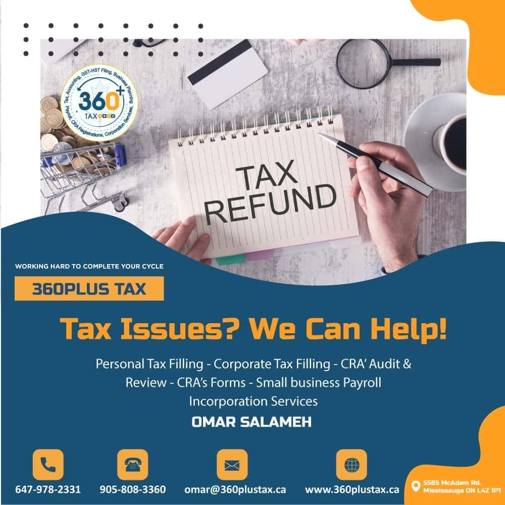 Online tax return Mississauga